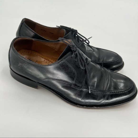 Mercanti Florentini black leather shoes size 9.5 - Picture 6 of 13